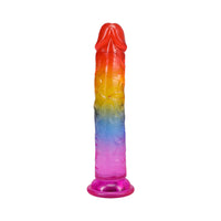 Crystal Jellies 7 in. Dong Rainbow