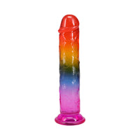 Crystal Jellies 7.5 in. Dong Rainbow