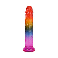 Crystal Jellies 7.5 in. Dong Rainbow