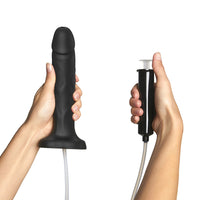 Strap-On-Me Squirting Cum Realistic Dildo Large Black