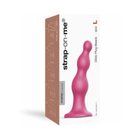 Strap-On-Me Dildo Plug Beads Large Raspberry