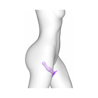Strap-On-Me Dildo Plug Curvy Medium Purple