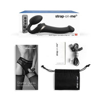 Strap-On-Me Multi Orgasm Bendable Strapless Strap-On Black Medium