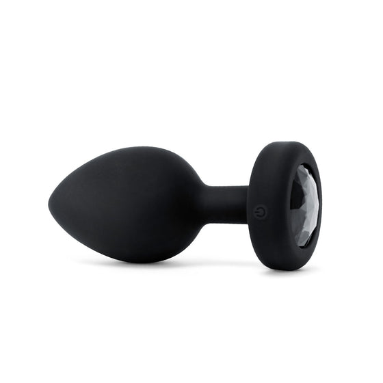 B-Vibe Vibrating Jewel Plug 2XL - Black