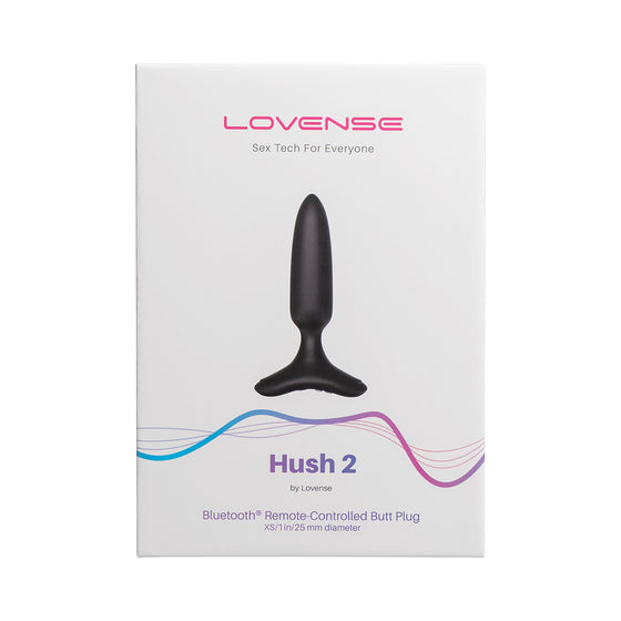 Lovense Hush 2 Vibrating Butt Plug - XS