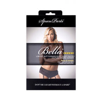 SpareParts Bella Cleavage Booty Short Harness Black Size S