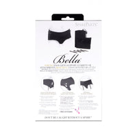 SpareParts Bella Cleavage Booty Short Harness Black Size XL