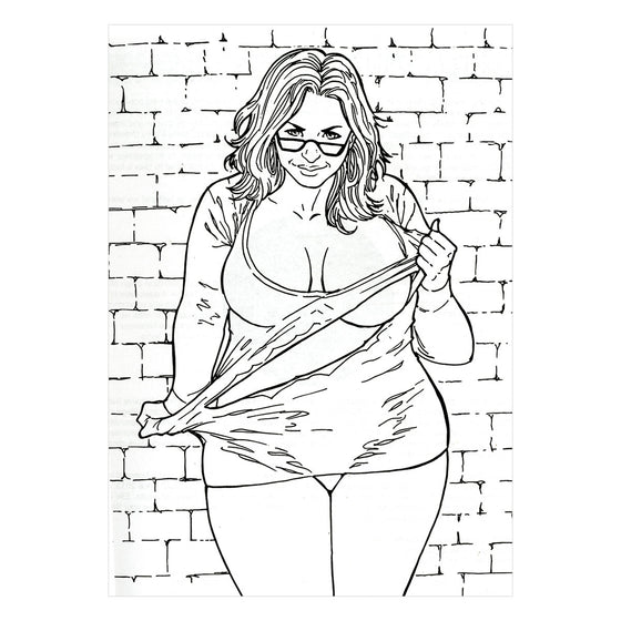 Totally Curvy Coloring Book #NSFW