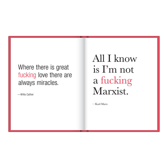 This is a Fucking Quote Book