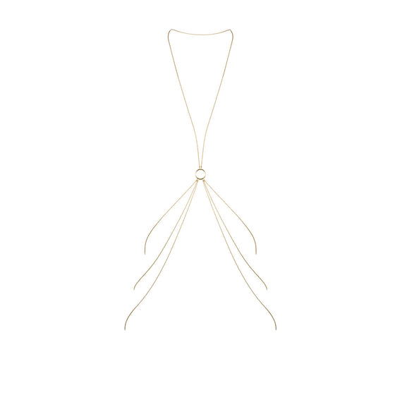 Bijoux Indiscrets Magnifique Collection 8 Body Chain - Gold