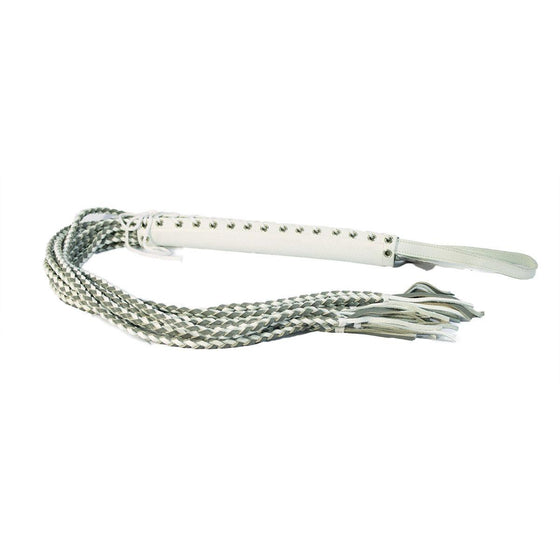 Corset Flogger  - White-Grey
