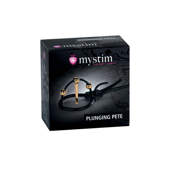 Mystim Plunging Pete - Corona Strap with Urethral Sound