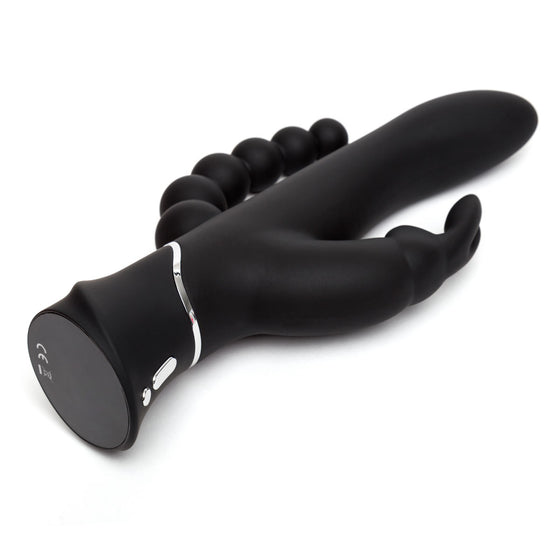 Happy Rabbit Elite Triple Curve Black