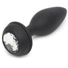 Happy Rabbit Butt Plug Black-Purple Tail  Large Rechargeable