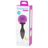 Happy Rabbit Butt Plug Black-Purple Tail  Large Rechargeable