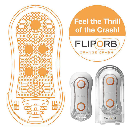 Tenga Flip Orb Orange Crash