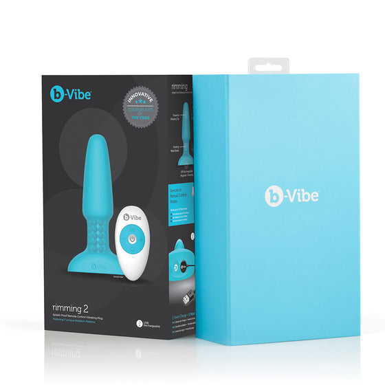 B-Vibe Rimming Plug 2 - Teal