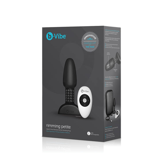 B-Vibe Petite Rimming Plug  - Black