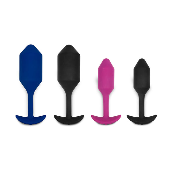 B-Vibe Snug Plug Vibrating XL - Navy