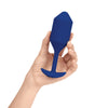 B-Vibe Snug Plug Vibrating XL - Navy