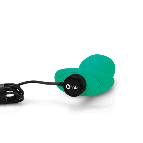 B-Vibe Texture Plug Twist Green (Large)