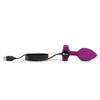 B-Vibe Vibrating Jewel Plug Small-Medium - Fuchsia