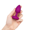 B-Vibe Vibrating Jewel Plug Small-Medium - Fuchsia