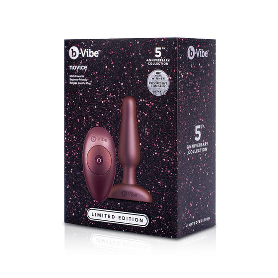 B-Vibe Novice Plug - Limited Edition Galaxy Plum