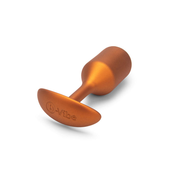 B-Vibe Snug Plug 2 Medium - Limited Edition Sunburst Orange