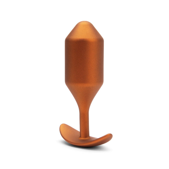 B-Vibe Snug Plug 4 XL - Limited Edition Sunburst Orange