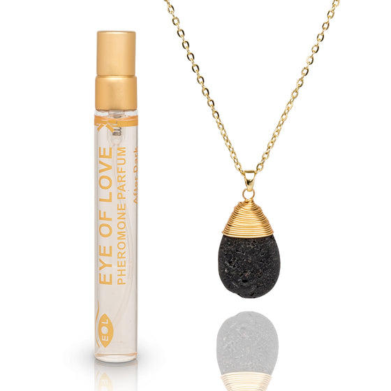 Eye of Love Drop Necklace - Gold - After Dark 10ml