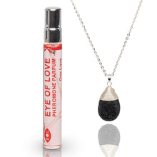  Eye of Love Drop Necklace - Silver - One Love 10ml