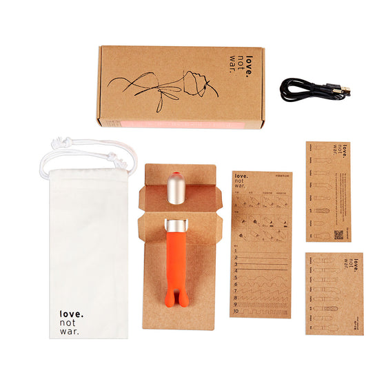 Love Not War Laska - Orange