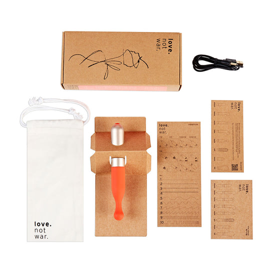Love Not War Meile - Orange