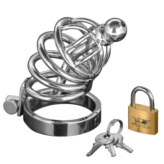 Asylum Locking Chastity Cage M-L
