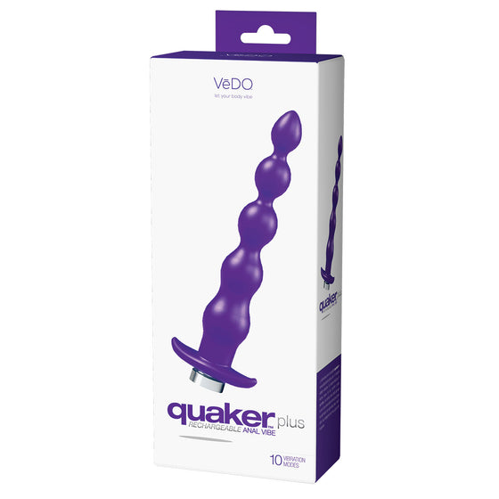 VeDO Quaker Plus Anal Vibe - Indigo