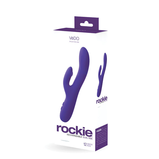 VeDO Rockie Duo-style Vibrator - Indigo