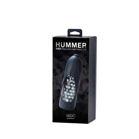 VeDO Hummer 2.0  Rechargeable Vibrating Sleeve - Black Pearl