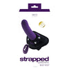 VeDO STRAPPED Rechargeable Vibrating Strap-On - Purple
