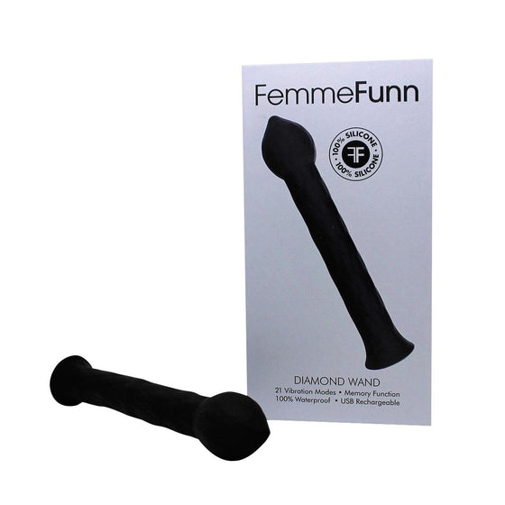 Femme Funn Diamond Wand - Black