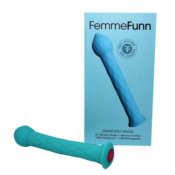 Femme Funn Diamond Wand - Aqua