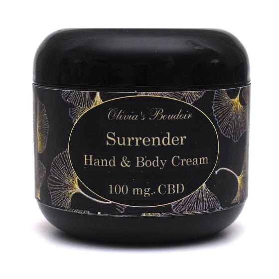 Olivia's Boudoir CBD Hand & Body Cream 4oz 100mg- Surrender