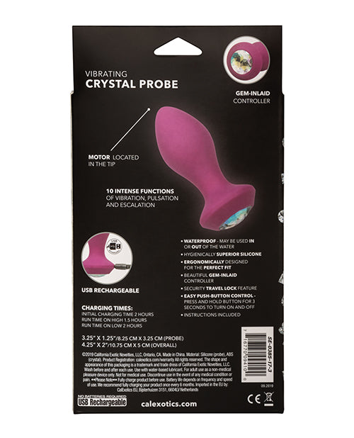 Power Gem Vibrating Crystal Probe - Purple